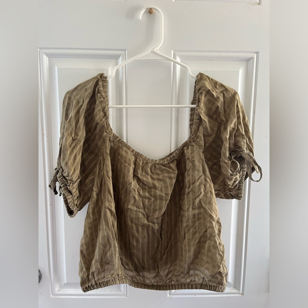 Express Blouse Army Green Large